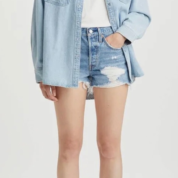 Levi's Pants - Levi’s 501 Light-wash Shorts